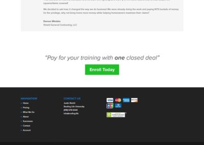 Online Course Website Development