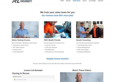Online Course Website Development
