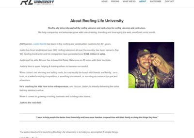 Online Course Website Development