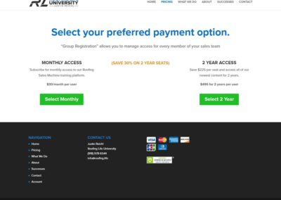 Online Course Website Development